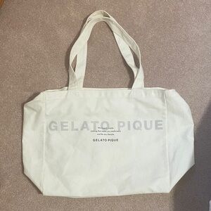 Gelato Pique White Tote Bag
